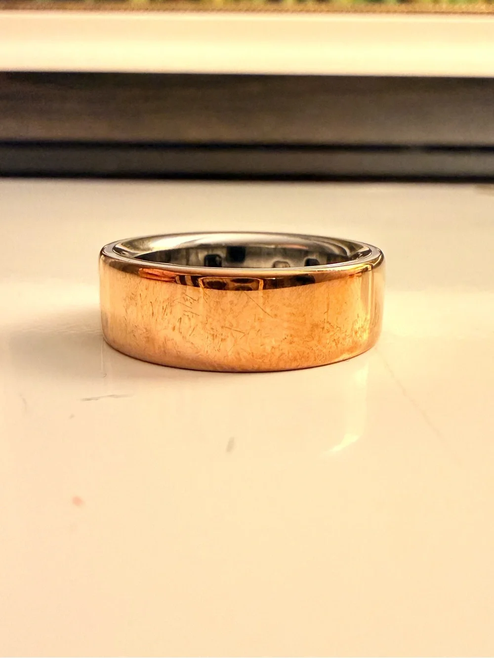 Rose Gold Oura Ring 4 Gen - size 11